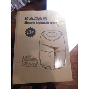 NEW Kapas Electric Digital Air Fryer 2.2L Yellow